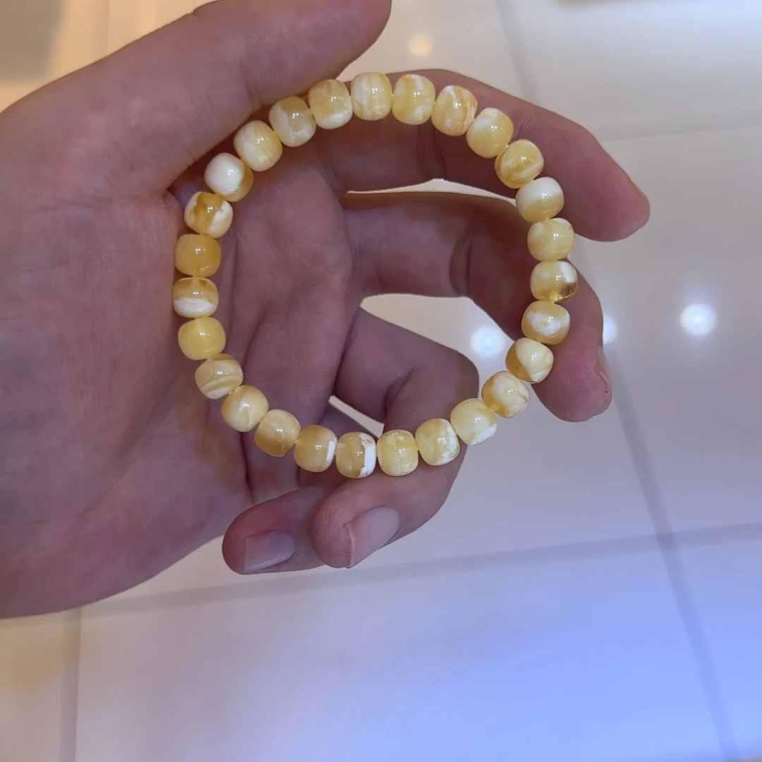未镶嵌琥珀手链蜜蜡