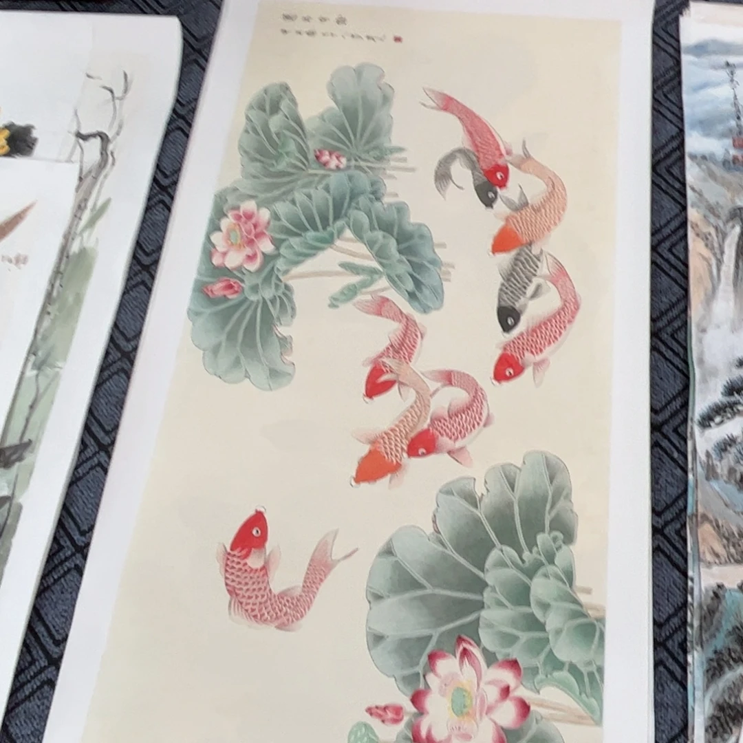 国画四尺花鸟作品