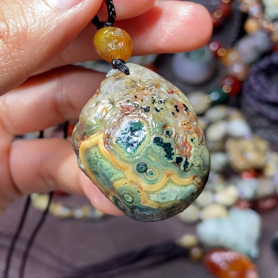 玛瑙/玉髓合金珠宝半成品美****符