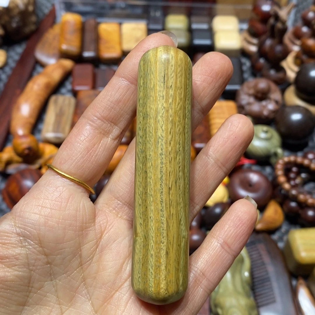 木寓*绿檀木木块一个