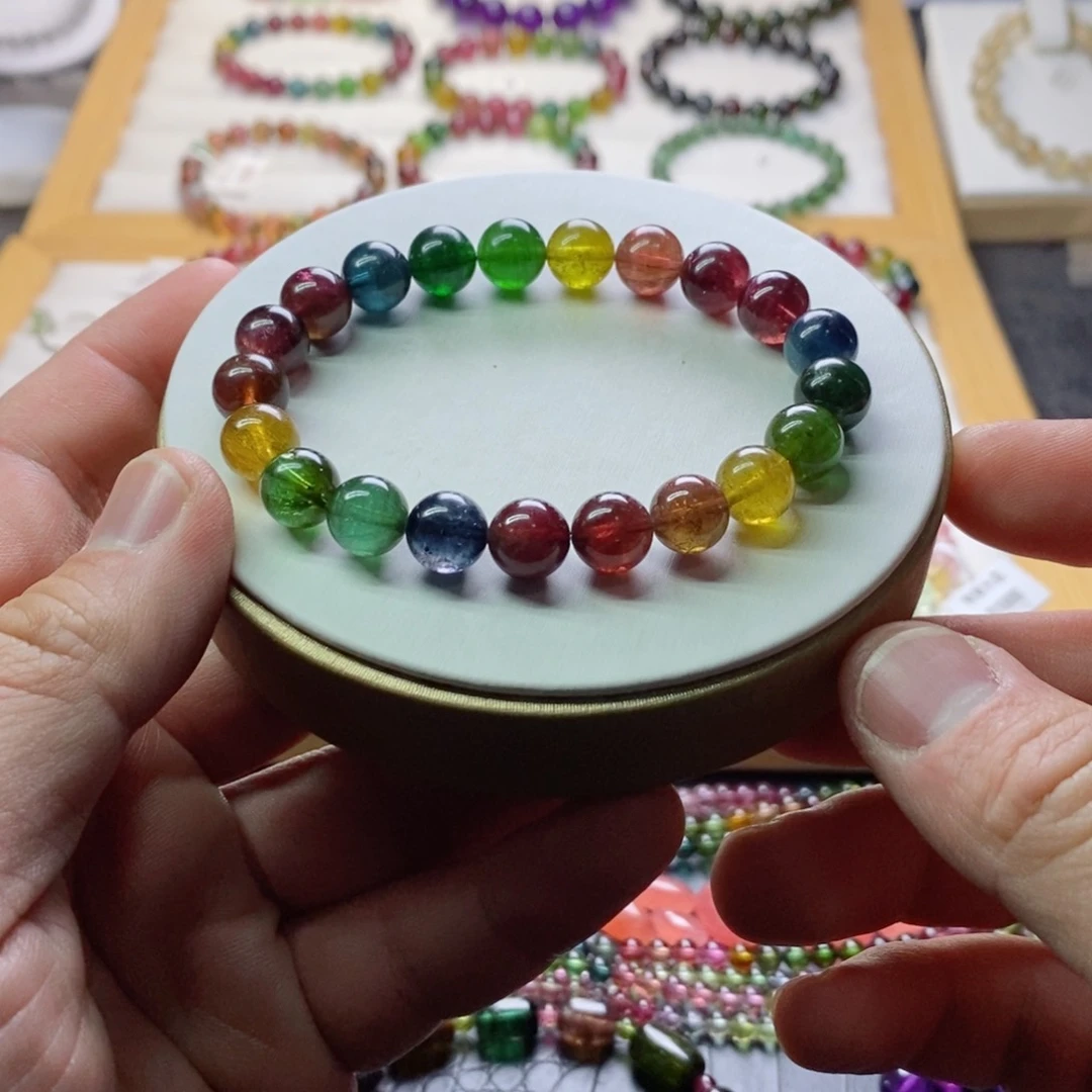 碧玺碧玺手链未镶嵌