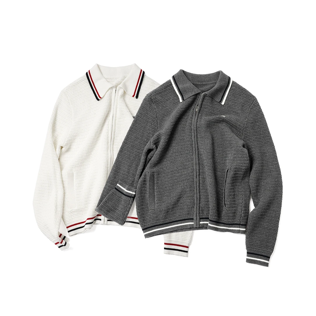 【POLO领毛衣外套】WXMY57109高级感气质时尚舒适秋季百搭外套