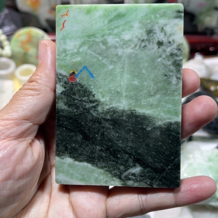 独山玉未镶嵌颈饰