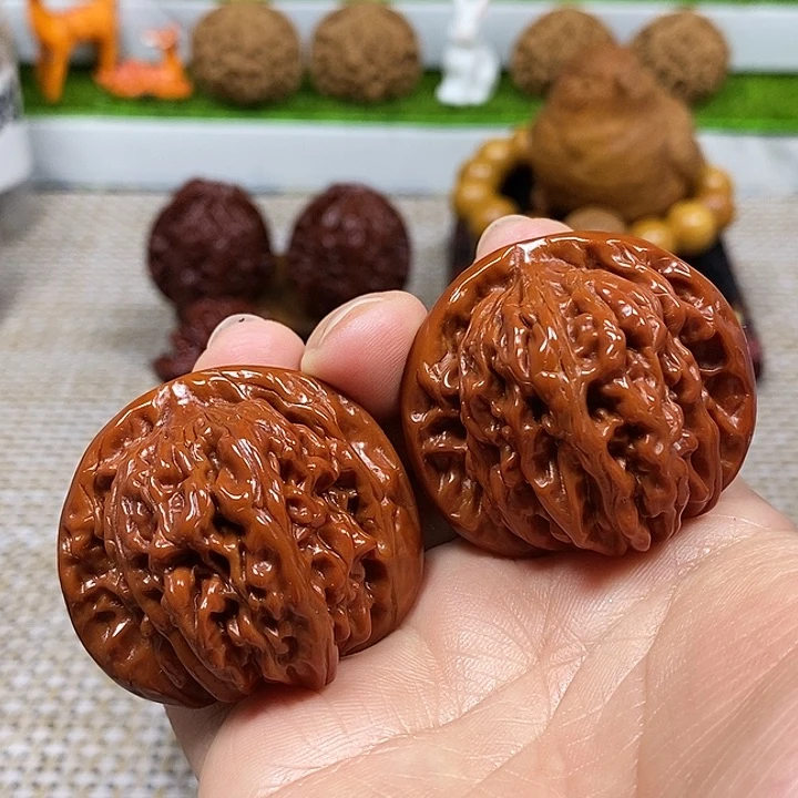 文玩核桃把件四座楼