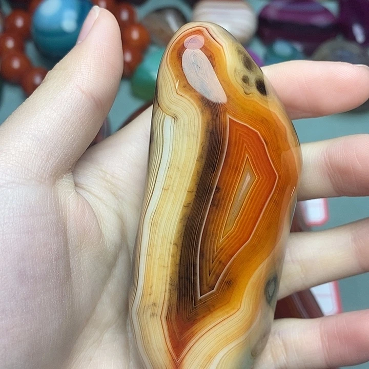 兰***天玛瑙/玉髓未镶嵌吊坠(不含链)