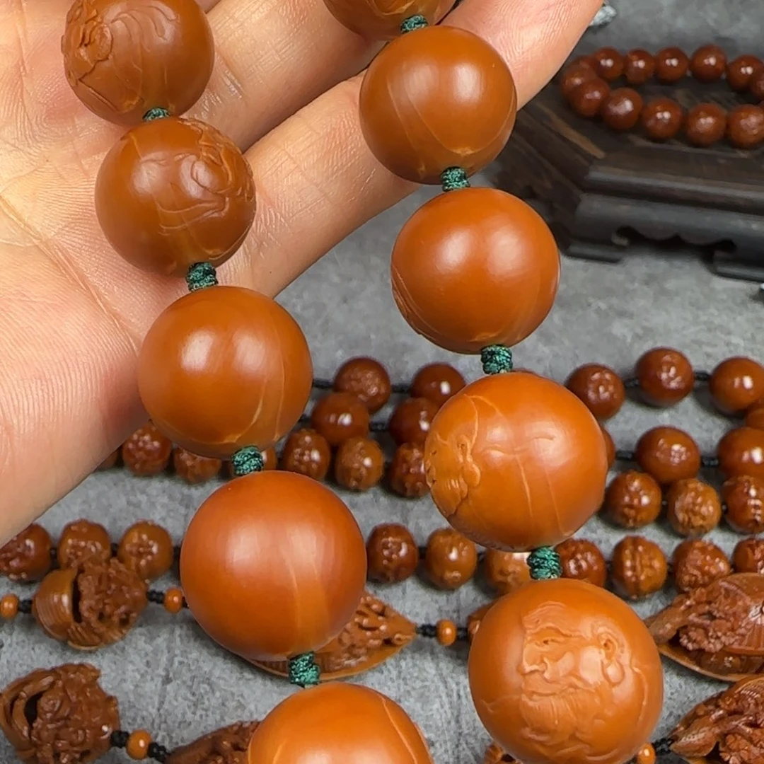 吊坠橄榄核铁核18罗汉