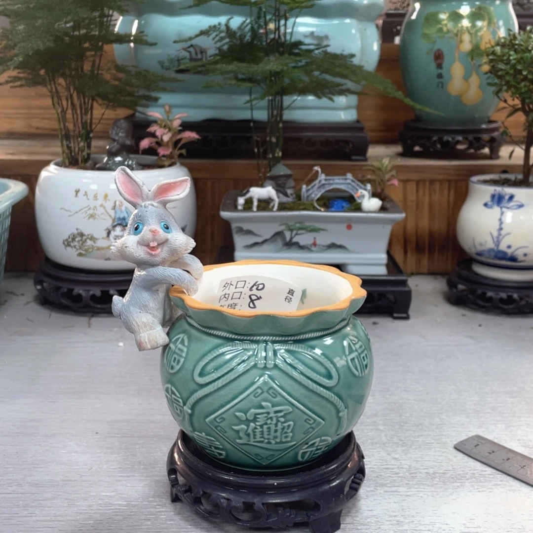 陶瓷花盆紫砂花盆艺术特色花盆