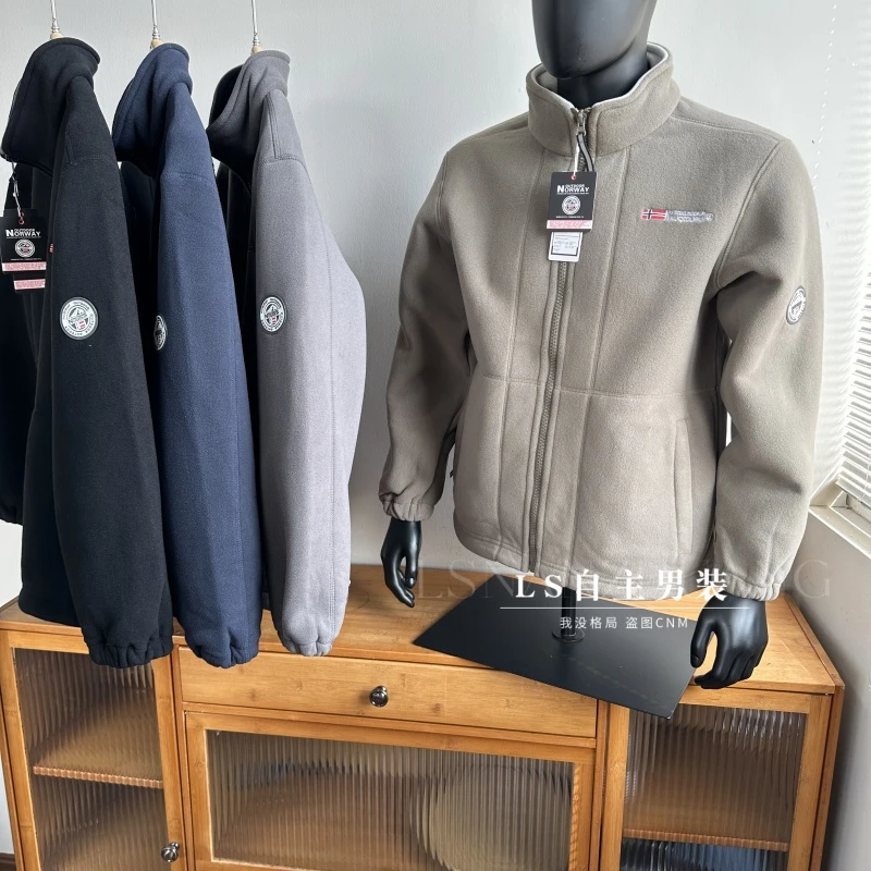 出口挪威！功能性户外防寒！有大码！秋冬保暖摇粒绒抓绒衣外套潮