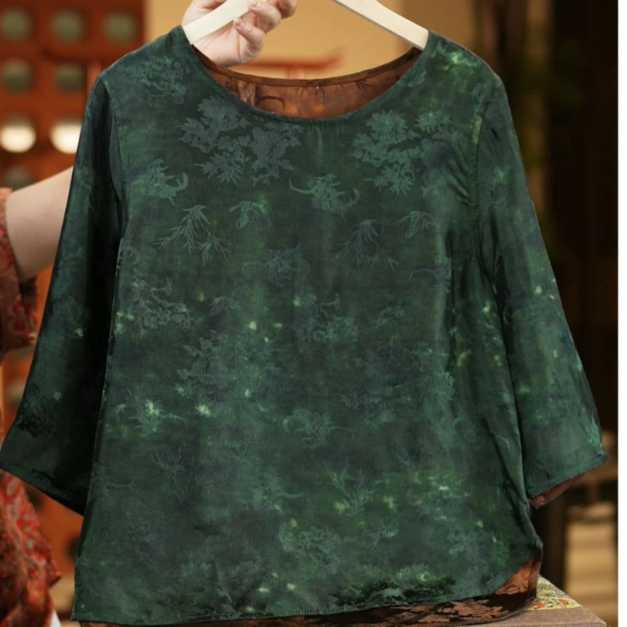 雨间<<非遗美学>>1239夏季新款上衣