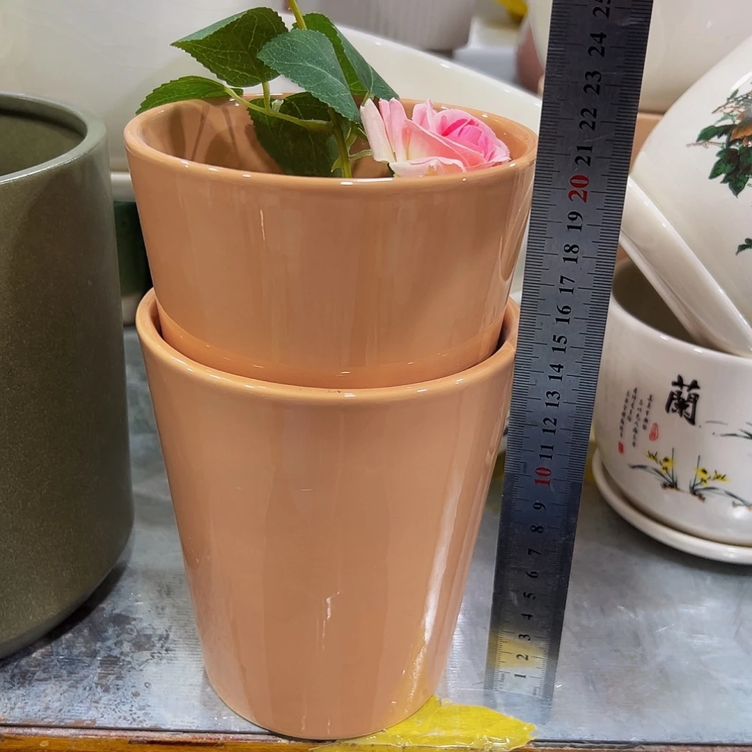 外贸尾单陶瓷花盆凑单10米包邮