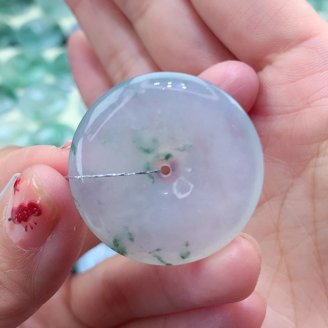 翡翠颈饰未镶嵌相**年19尺寸30.2/6