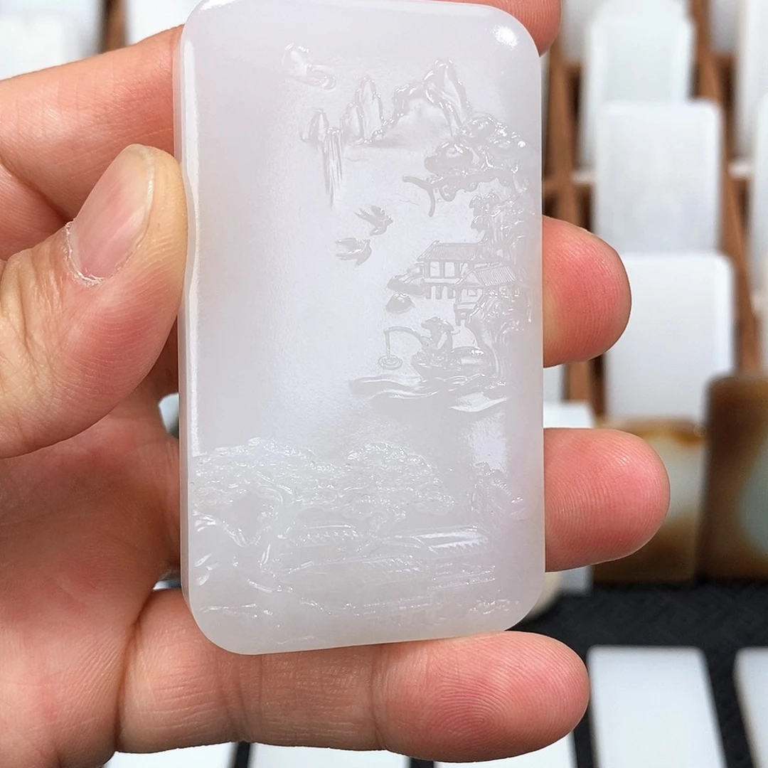 颈饰未镶嵌和田玉