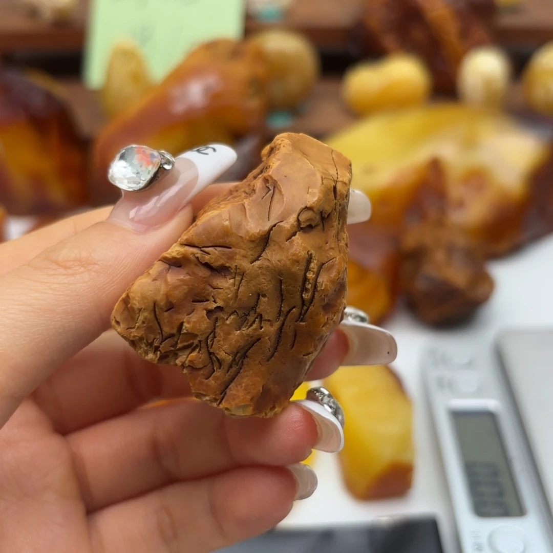 小***汁定制琥珀未镶嵌不退不换