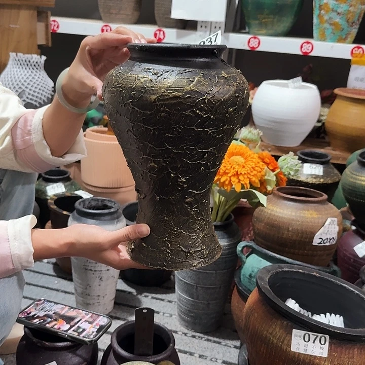 瑕疵黑金鱼尾237高度28口径12
