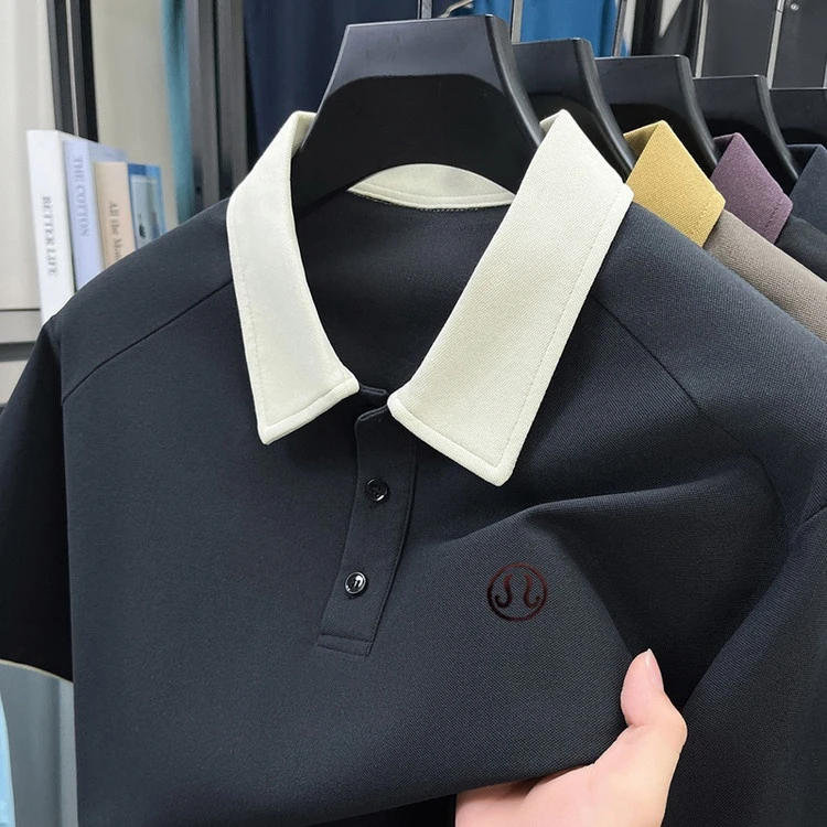 UU拼色领子【最后110件】男士潮流短袖POLO衫