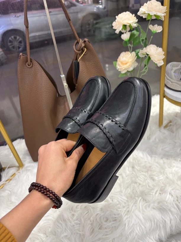 实体鞋店手工小牛皮乐福鞋65-15