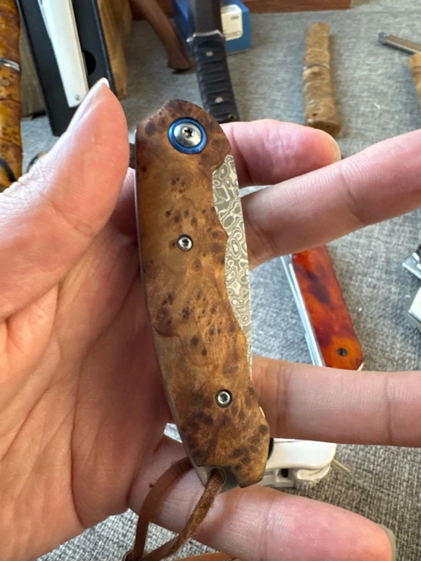 大马士革钢多功能户外工具