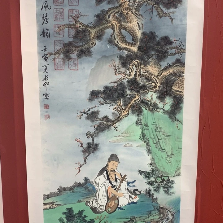 国画张长印绘画作品