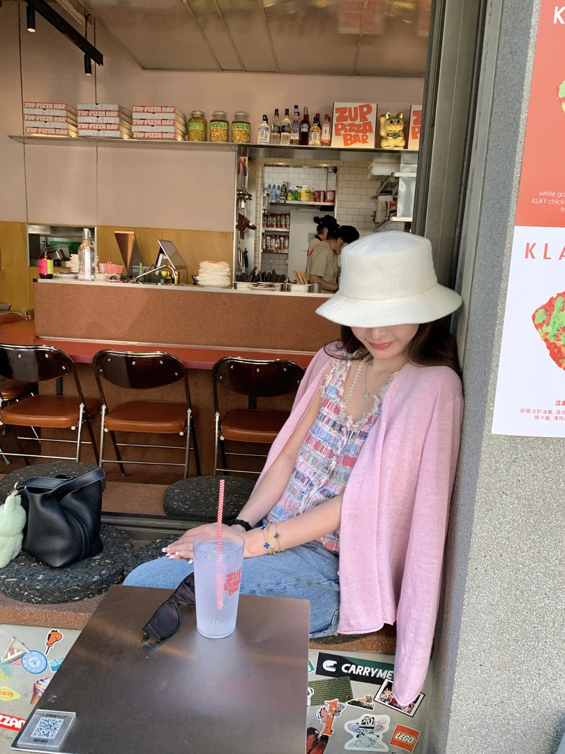 TTS【时尚达人】亚麻高级感V领长袖针织开衫夏季刚需外套