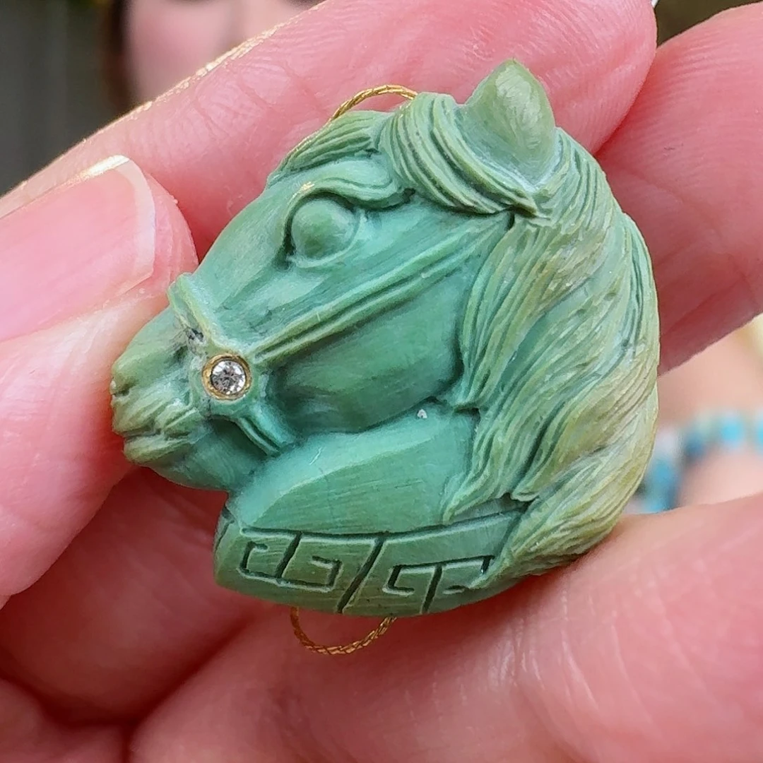 绿松石珠宝奇石未镶嵌