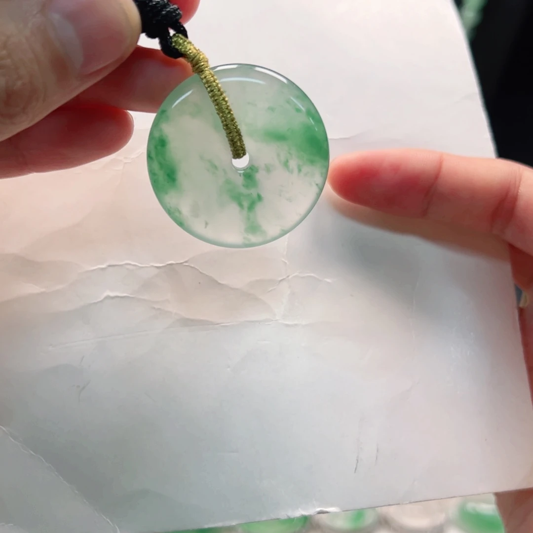 吊坠(不含链)未镶嵌石英质玉平安扣