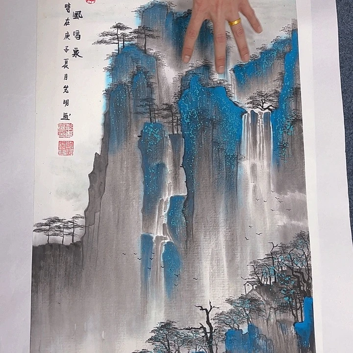 国画纯手绘字画宣纸