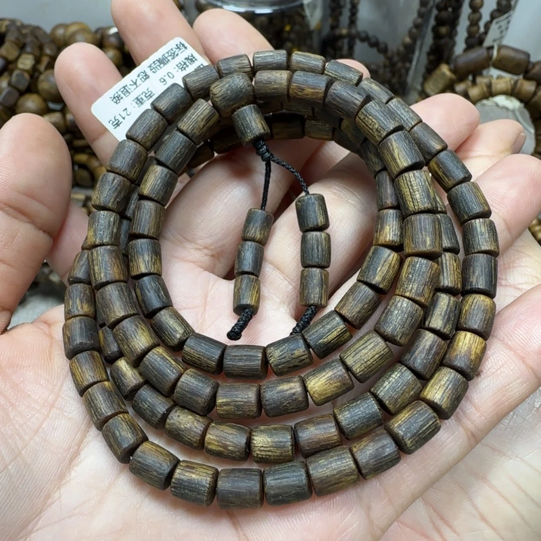 沉香手串沉水莺歌绿多样性发货一条卡6-22克