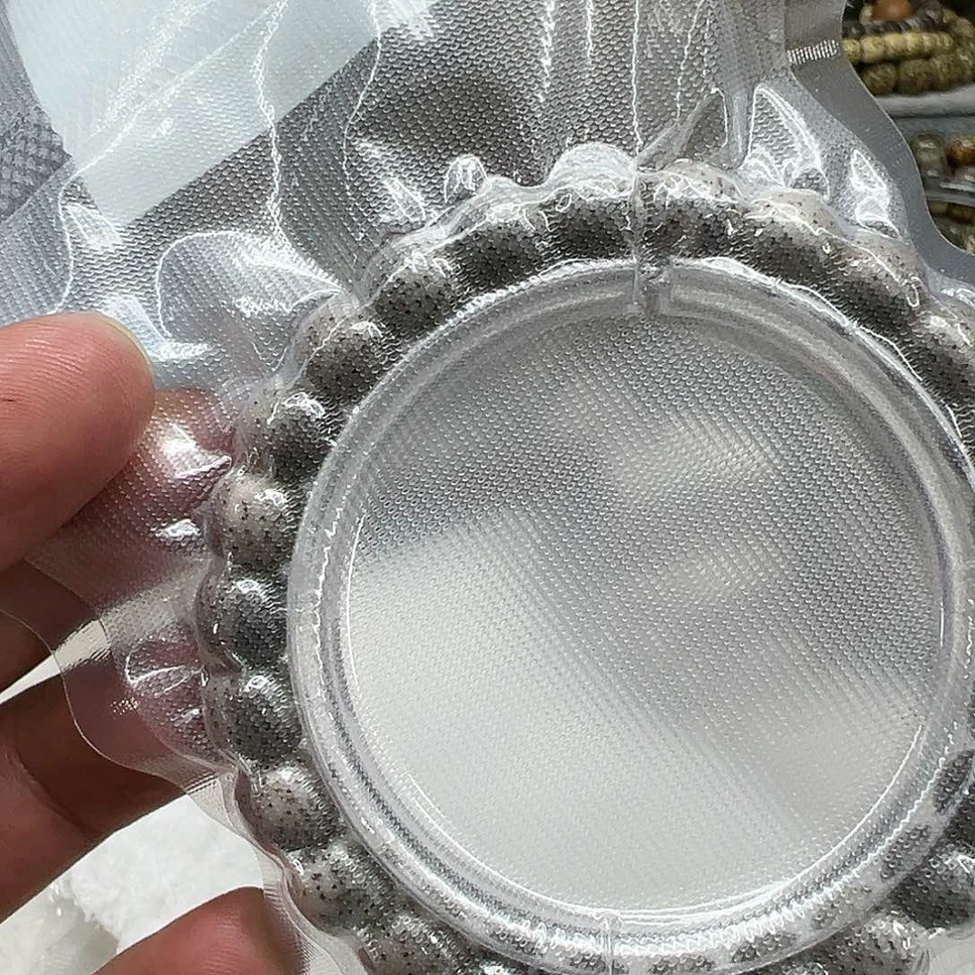 星月菩提手串145尽头卡姿兰大眼睛黑灰星月菩提单圈0.9