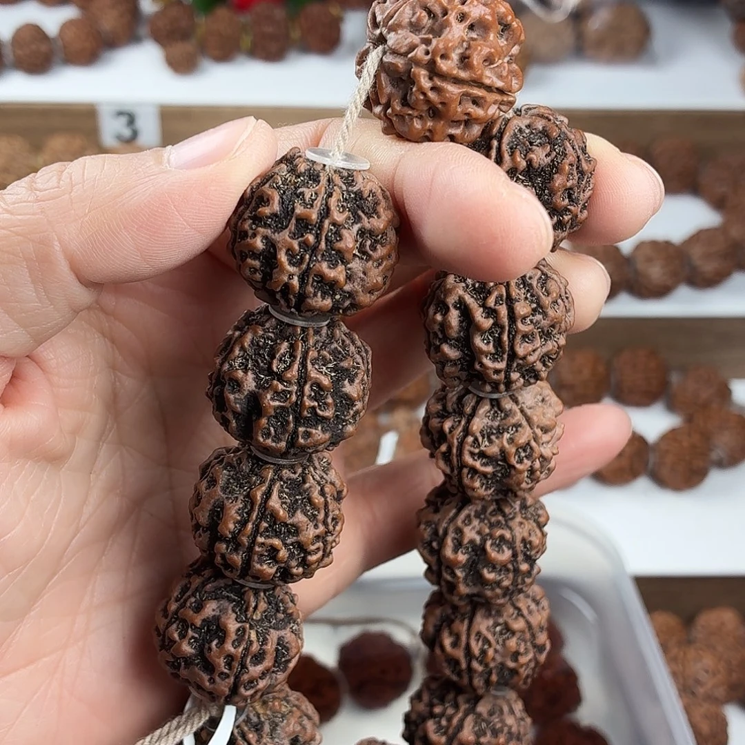 ༀ***乆金刚菩提手串原生态精品蜂窝双龙