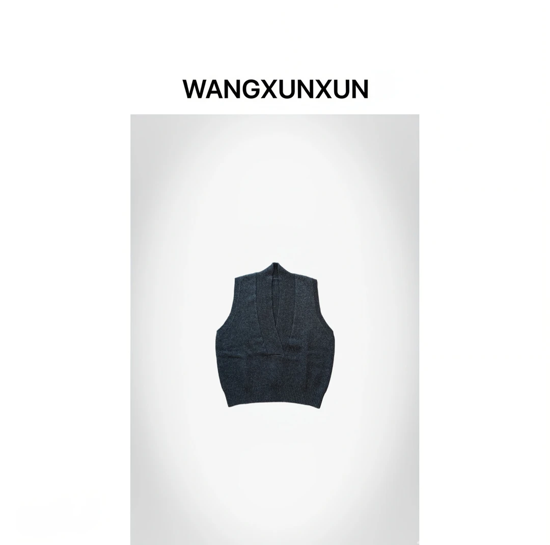 【WANGXUNXUN】牦牛绒+超细美丽诺羊毛背心