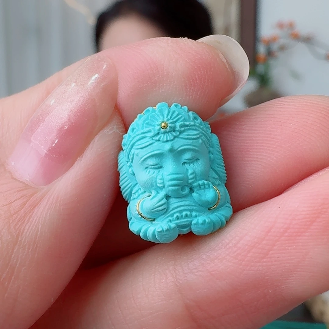 未镶嵌绿松石珠宝奇石