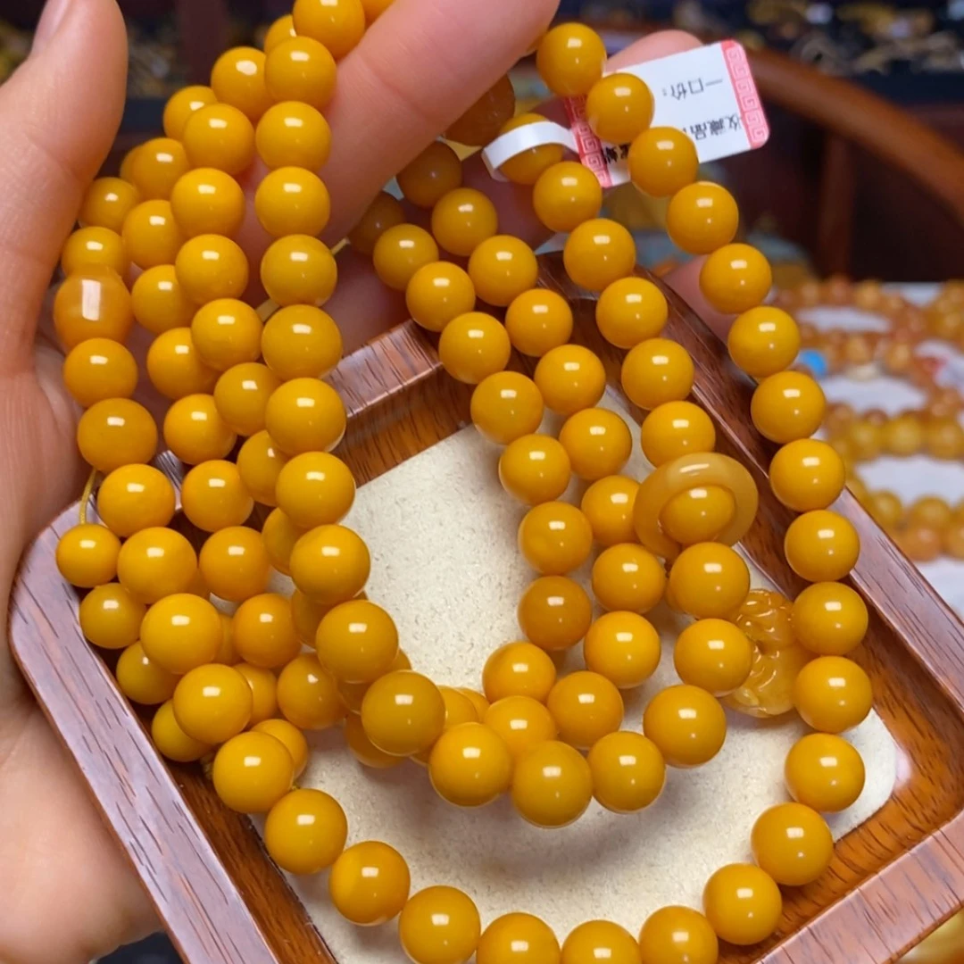 【闪购商品】蜜蜡颈饰未镶嵌项链