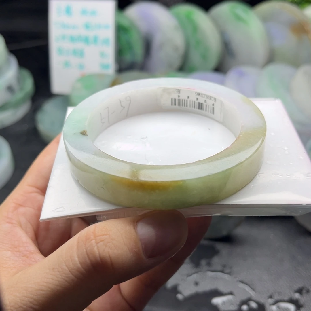 定制翡翠蓝紫半山水未镶嵌