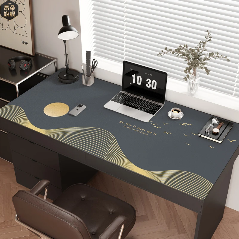 现代简约书桌垫防水免洗轻奢高级感办公桌桌布2025新款可裁剪桌垫