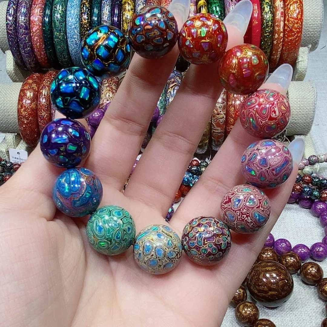 大漆1.5✖️13颗爆满欧多宝高端手串……