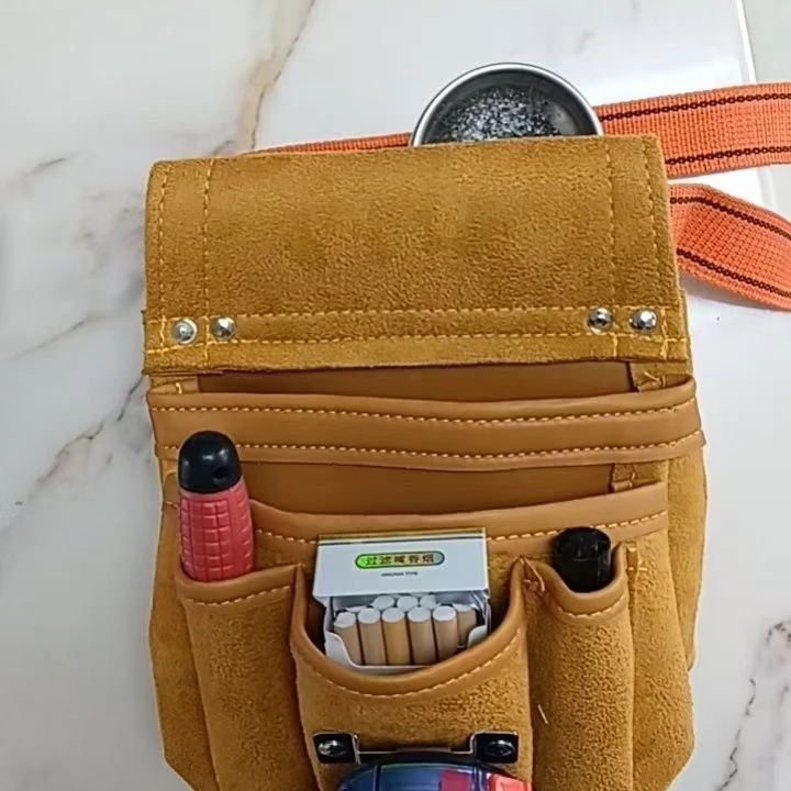 结实耐用多功能工具腰挂包电工木工工地随身收纳腰带腰包