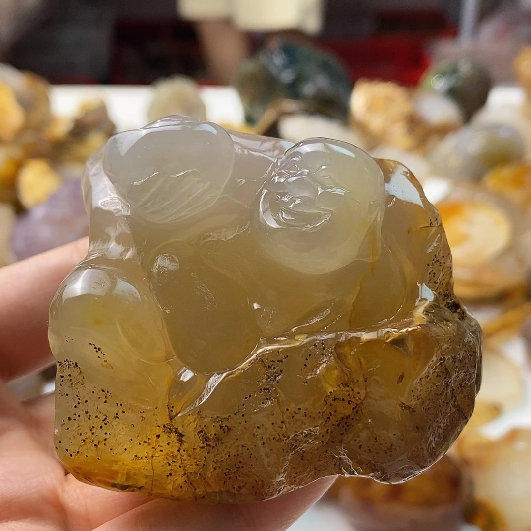玛瑙/玉髓未镶嵌颈饰
