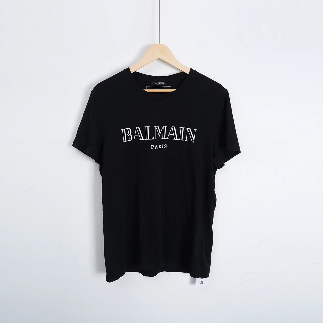 95新 BALMAIN/巴尔曼 绵/SC0502/短袖/XL码