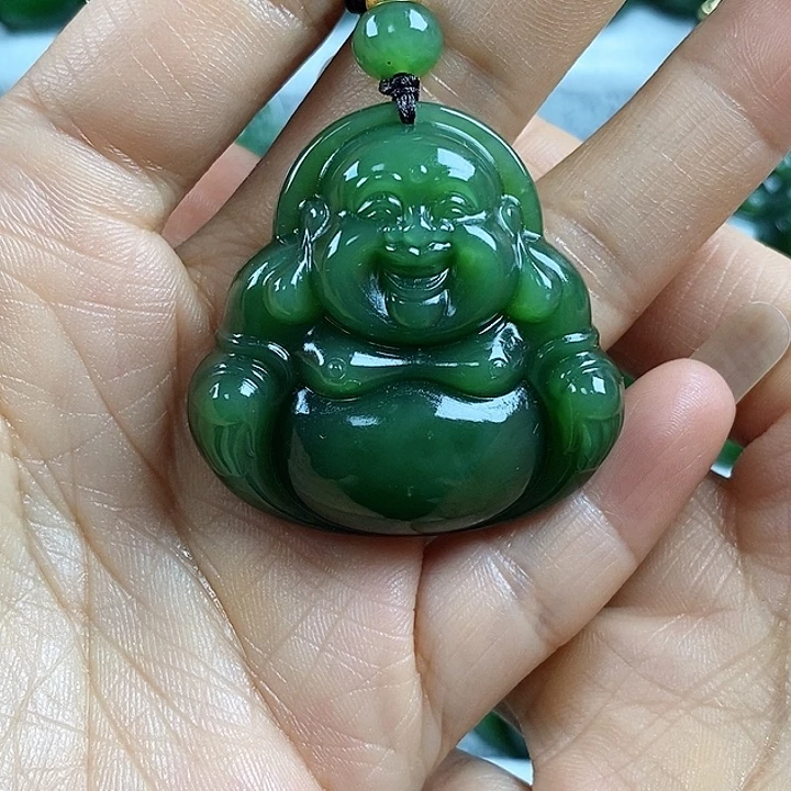 吊坠(不含链)未镶嵌和田玉（碧玉）39