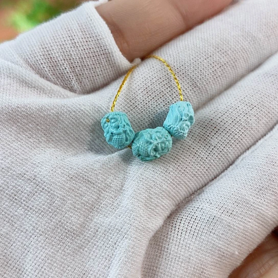 绿松石珠宝奇石未镶嵌