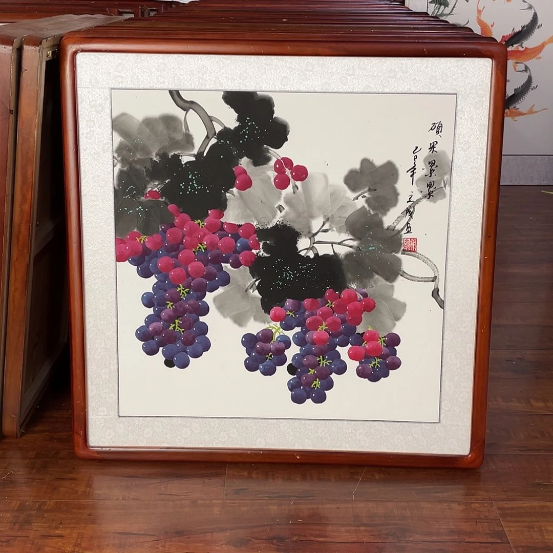 国画带框尺寸63*63厘米