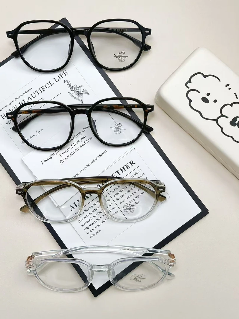 韩系大框素颜眼镜可配近视度数男女通用镜架