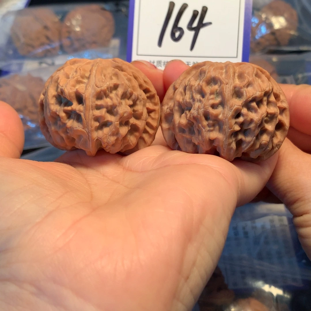 祁***袜把件文玩核桃164苹果园4.5