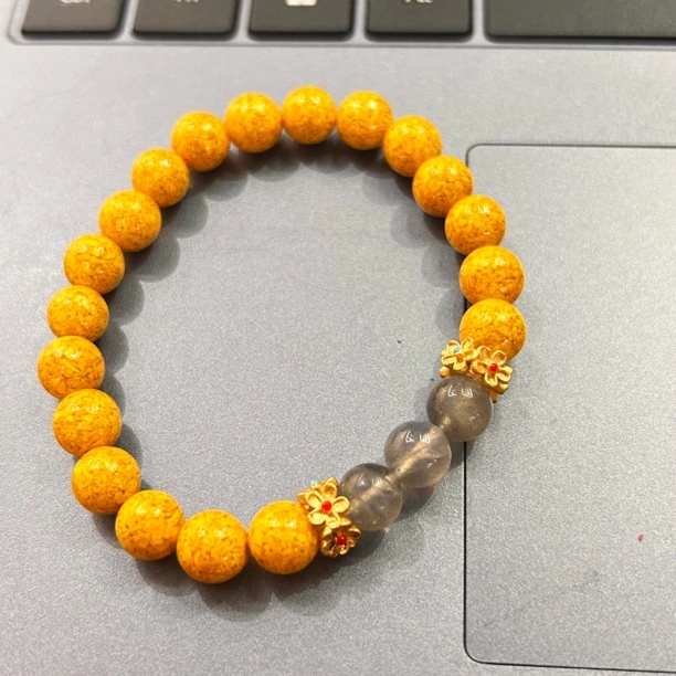 灰月光黄珠珠k8手串3333