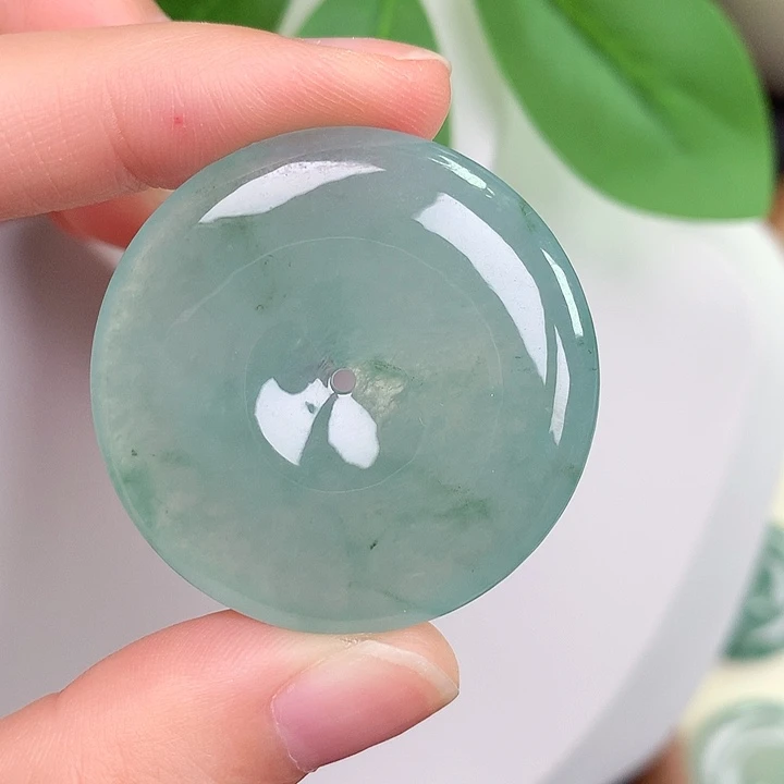 颈饰未镶嵌翡翠平安扣 35.6-6.0mm