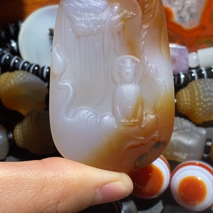 玛瑙/玉髓未镶嵌项链