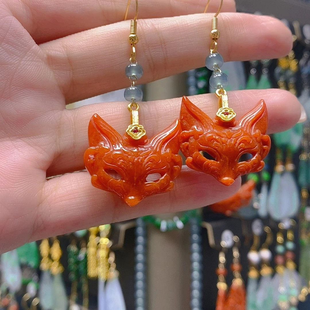 未镶嵌翡翠耳饰翡翠