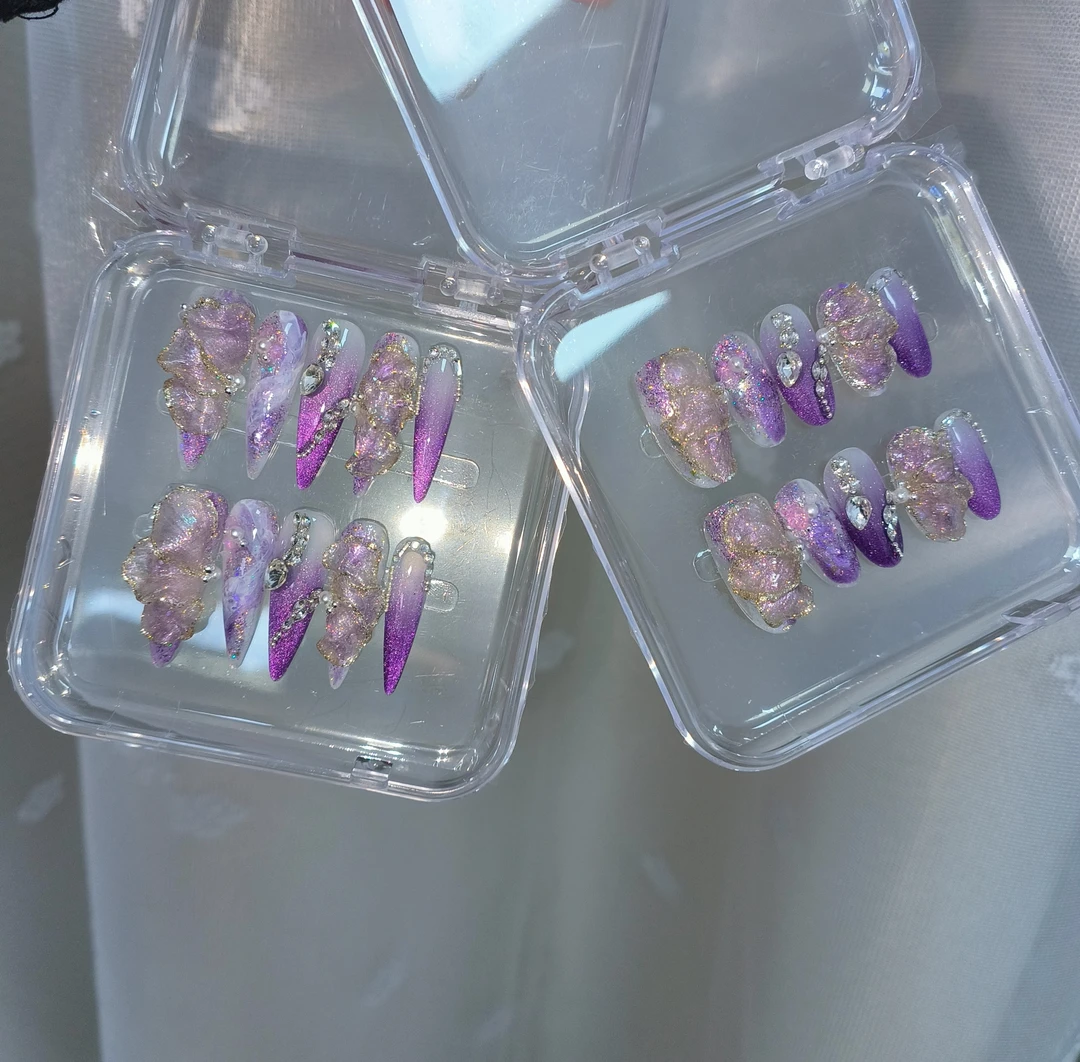 【穿戴甲】【编号下单】【直播间看款拍】【两单飞】【手工默认微瑕】