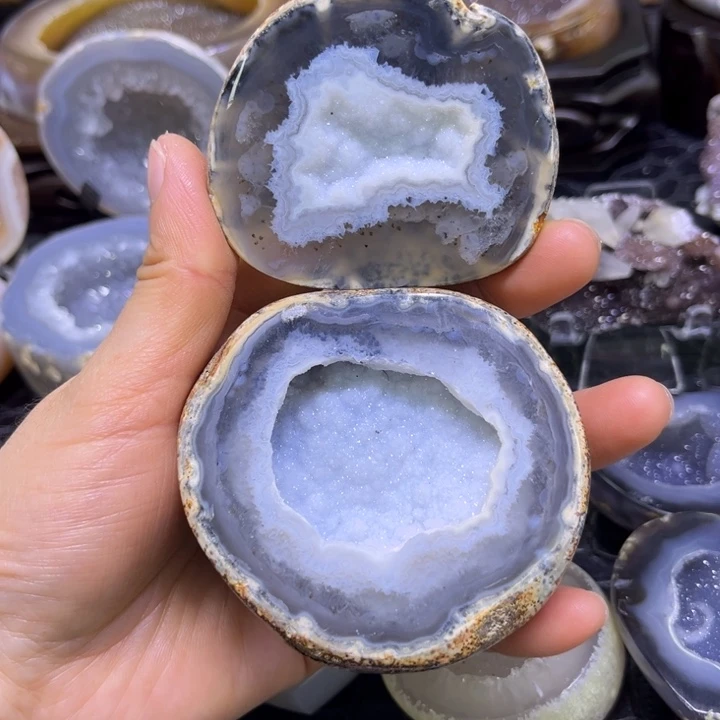 珠宝半成品未镶嵌水晶白软盆