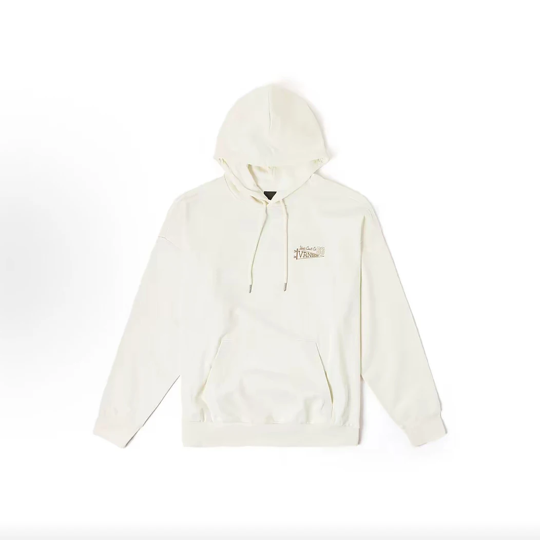 Vans 舒适耐穿休闲简单卫衣 男女同款 白色VN000NDZFS8